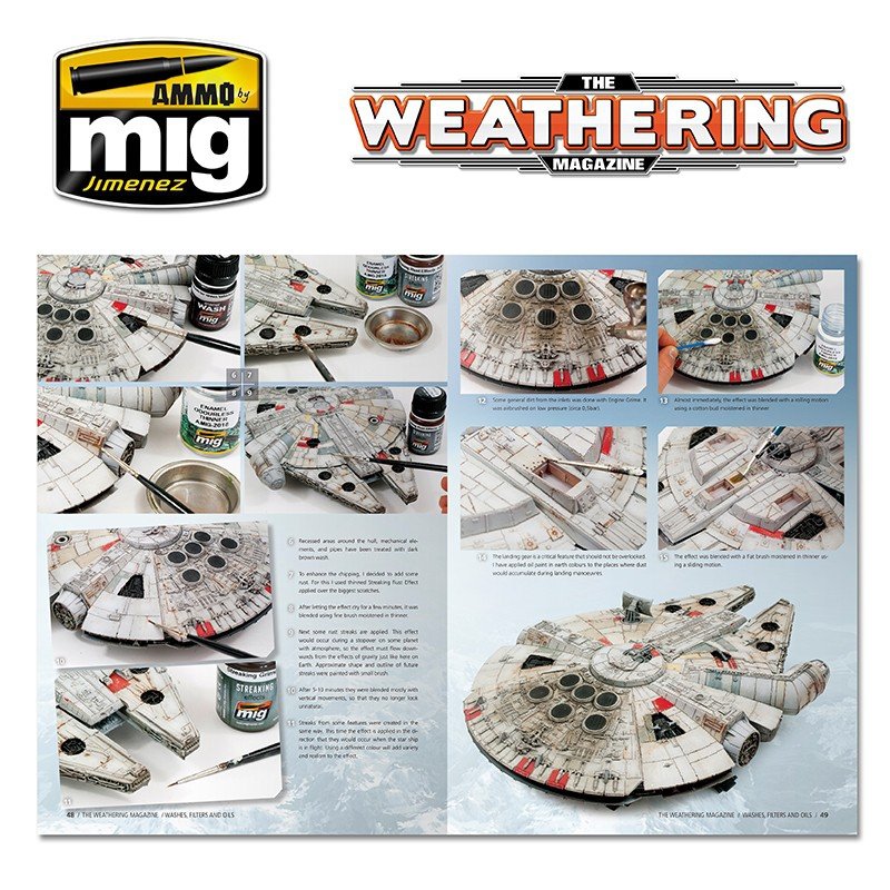 AMMO of Mig Jimenez 4516PL The Weathering Magazine - WASHES, Filtry i Farby olejne EDYCJA Polska – zdjęcie 6