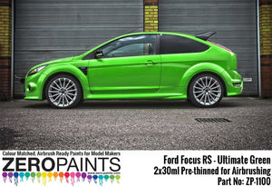 Zero Paints ZP-1100 Ford Focus RS Ultimate Green Paint 2x30ml – Bild 2