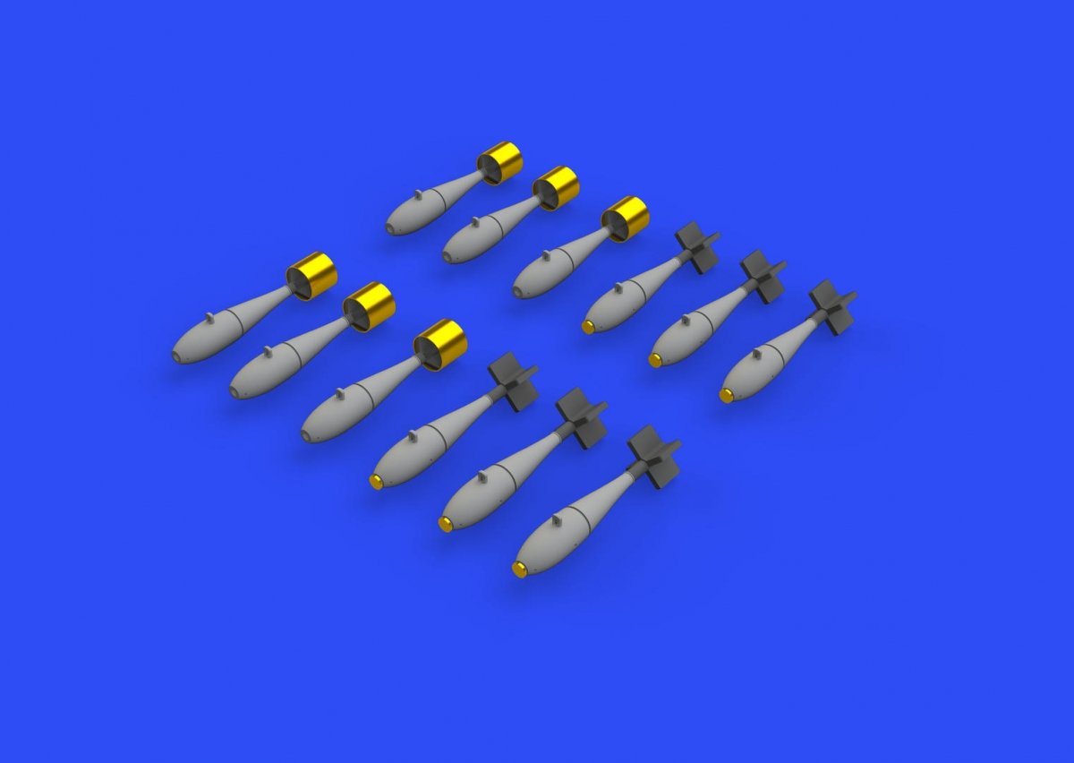 Eduard 648567 BDU-33 et bombes Mk.76 au 1/48  – image 3