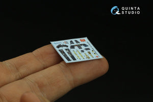 Quinta Studio QD72041 Fw 190A-8 3D-Printed &amp;amp; colored Interior on decal paper (Eduard) 1/72 – image 5