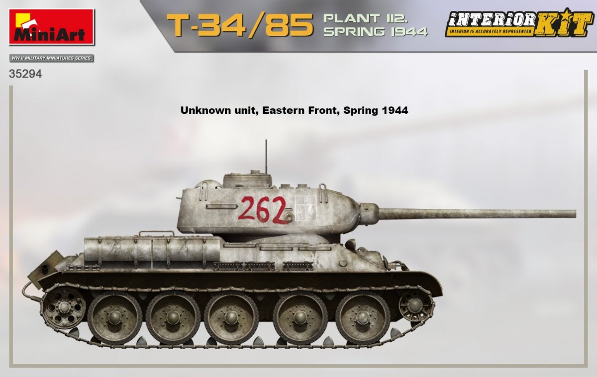 MiniArt 35294 T-34/85 PLANT 112. SPRING 1944. INTERIOR KIT 1/35 – image 3