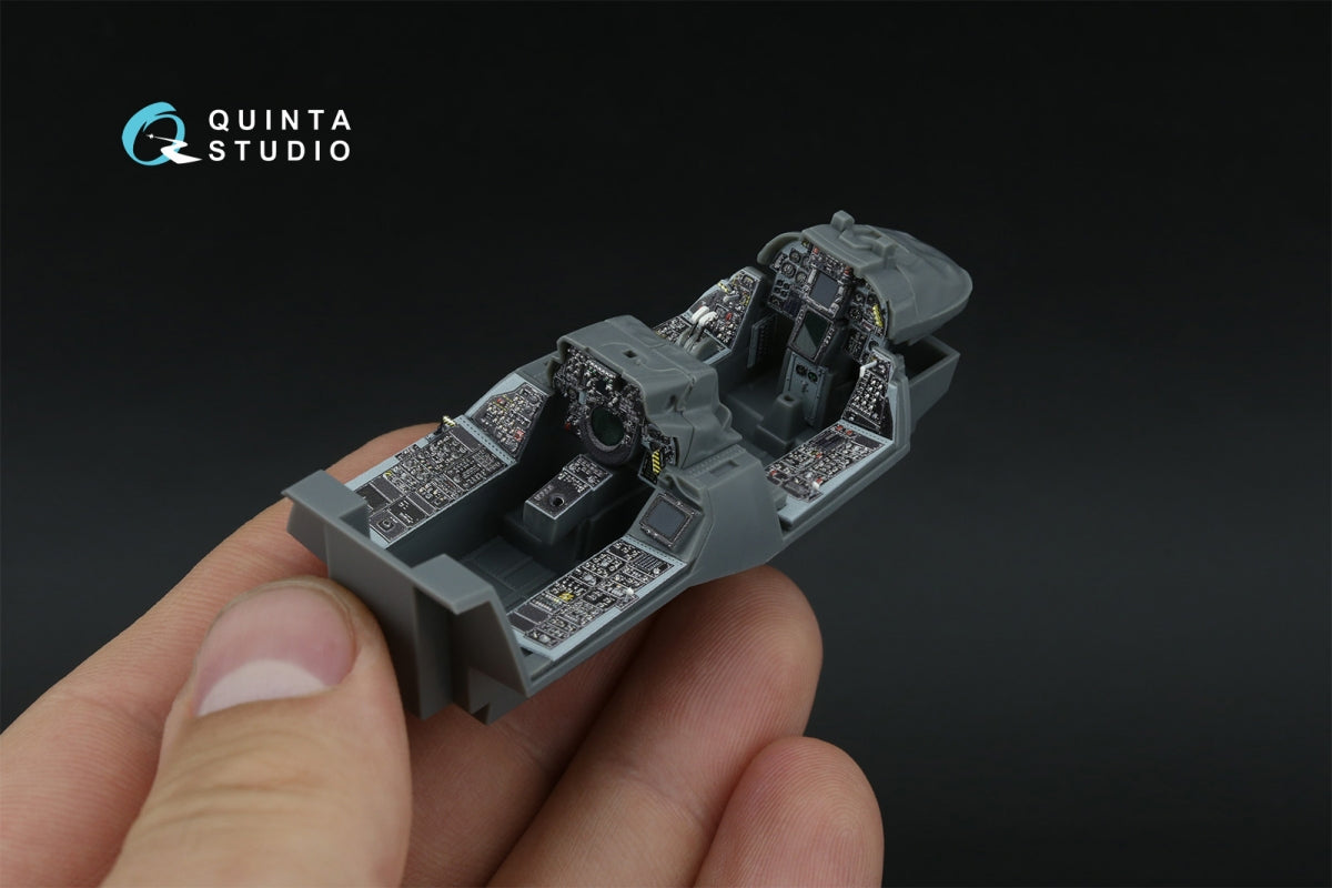 Quinta Studio QDS-48592 F-14A Tomcat 3D-Printed &amp;amp; colored Interior on decal paper (GWH) (Small version) 1/48 – immagine 9