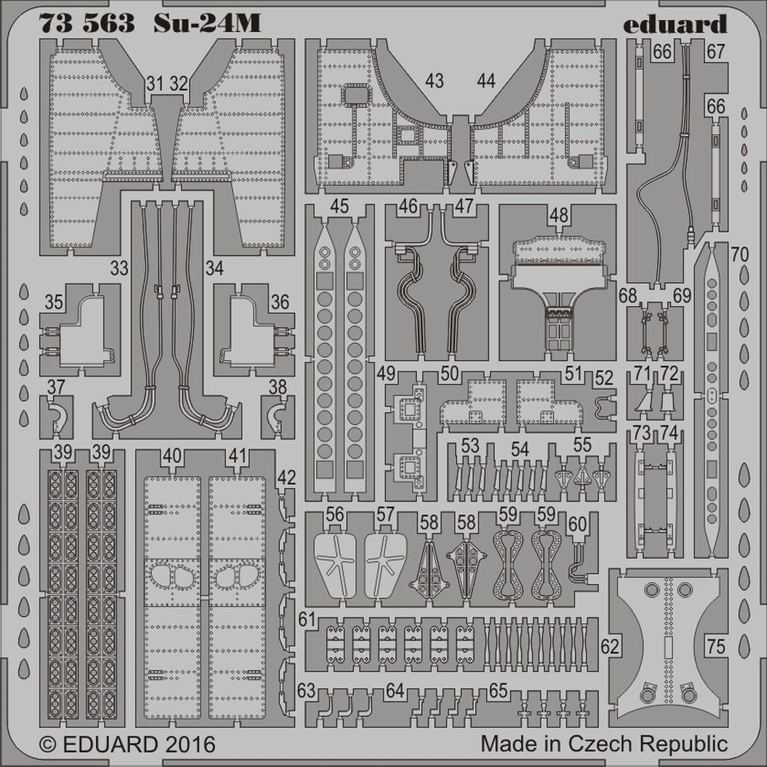 Eduard 73563 Su-24M TRUMPETER 1/72 – obrázek 2