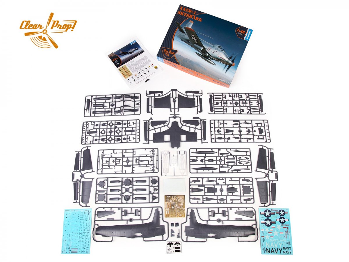 Clear Prop! CP4802 XA2D-1 Skyshark ADVANCED KIT 1/48 – immagine 2