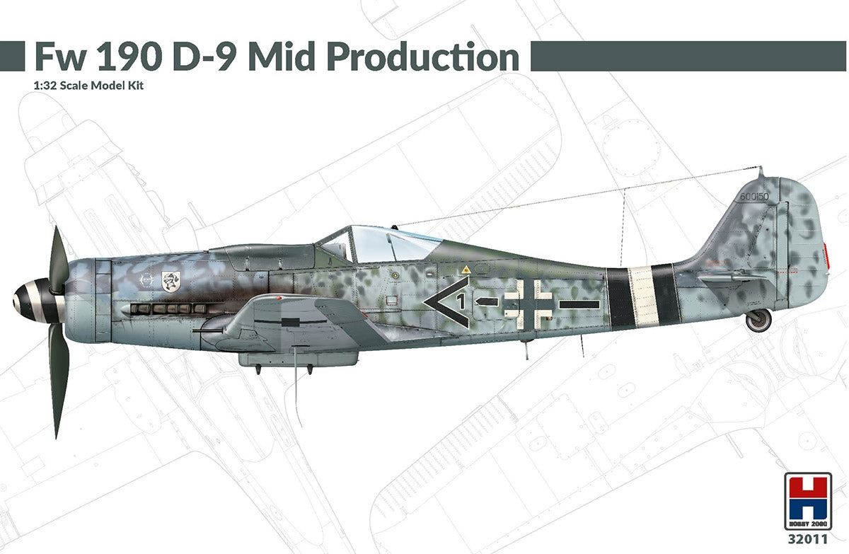 Hobby 2000 32011 Fw 190 D-9 Mid Production (HASEGAWA + CARTOGRAF + MASKS) 1/32