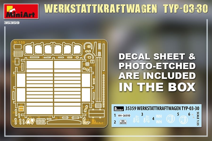 MiniArt 35359 WERKSTATTKRAFTWAGEN TYP-03-30 1/35 – zdjęcie 3