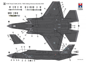 Hobby 2000 72084 F-35A "Husarz" Polish Air Force ( Academy + Cartograf + Maski ) 1/72