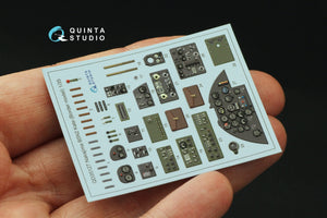 Quinta Studio QD35127 Nakajima B5N2 Kate 3D-Printed colored Interior on decal paper (Border Model) 1/35 – image 3
