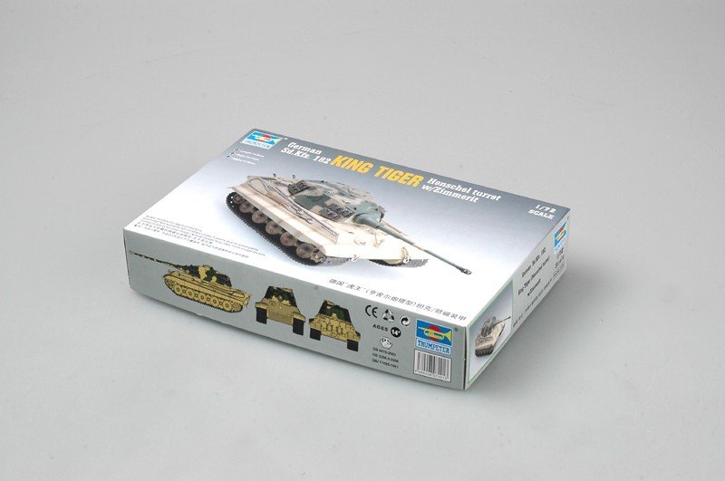 Trumpeter 07291 King Tiger Henschel Turret w/Zimmerit 1/72 – image 2