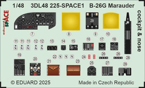Eduard 3DL48225 B-26G Marauder cockpit &amp;amp; nose SPACE ICM 1/48 – image 3