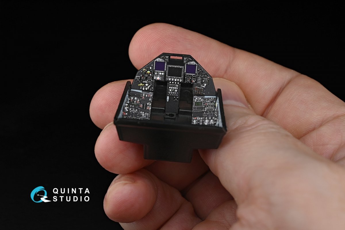 Quinta Studio QD48169 F-117A 3D-Printed &amp;amp; colored Interior on decal paper (for Tamiya kit) 1/48 – image 3