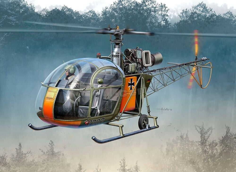 Revell 03804 Alouette II 1/32 – Bild 4