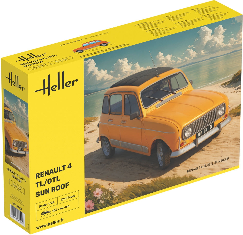 Heller 82704 Renault 4 TL/GTL Sun Roof 1/24 – obrázek 3