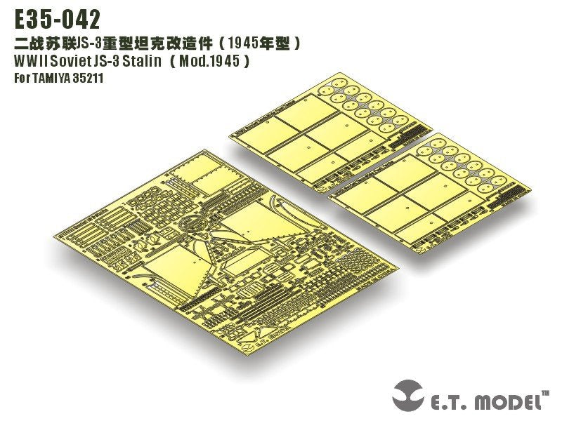 ET Model E35-042 WWII Soviet JS-3 Stalin（Mod.1945) (For TAMIYA 35211) (1/35)