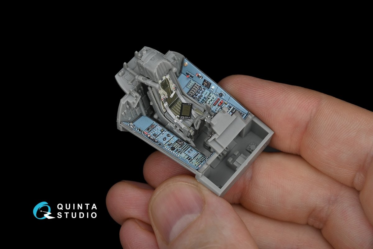 Quinta Studio QD48172 Su-33 3D-Printed &amp;amp; colored Interior on decal paper (for Kinetic kit) 1/48 – image 3