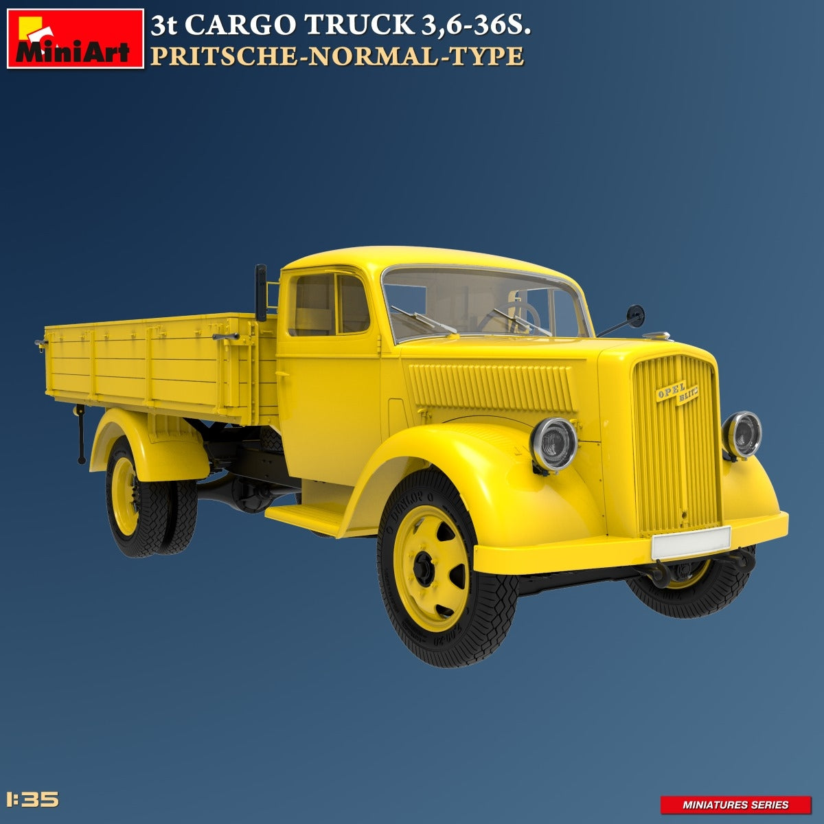 MiniArt 38079 3t CARGO TRUCK 3.6-36S. PRITSCHE-NORMAL-TYPE 1/35 – Bild 8