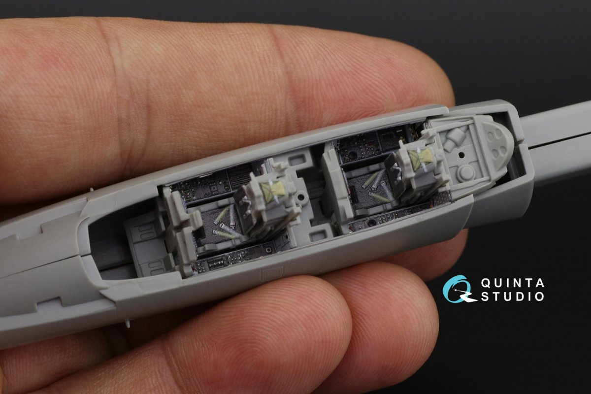 Quinta Studio QD72034 F-15E 3D-Printed &amp;amp; colored Interior on decal paper (GWH) 1/72 – image 9