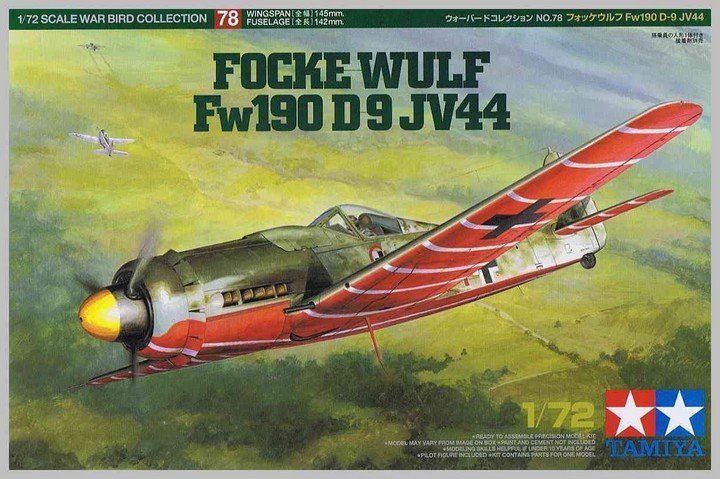 Tamiya 60778 Focke-Wulf Fw 190D-9 JV44 1/72