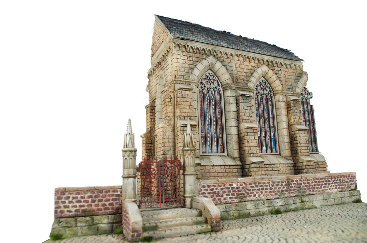 RT-Diorama 35040 Diorama Base: Church Courtyard 1/35 – image 5