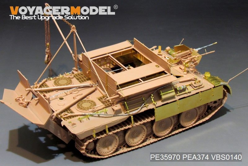 Voyager Model PE35970 WWII German Bergepanther Ausf.A (Late type,Panther G tool holders) Basic For MENG SS-015 1/35 – zdjęcie 10