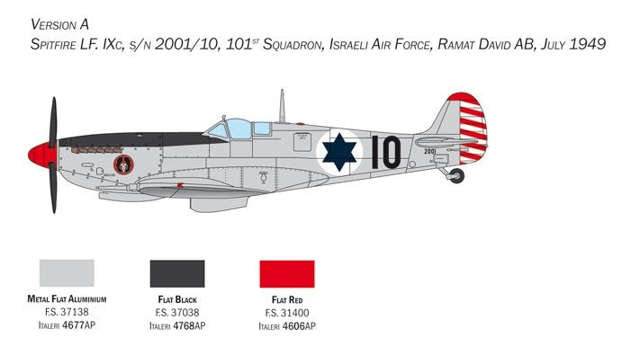Italeri 2804 Spitfire Mk. IX 1/48 – zdjęcie 5