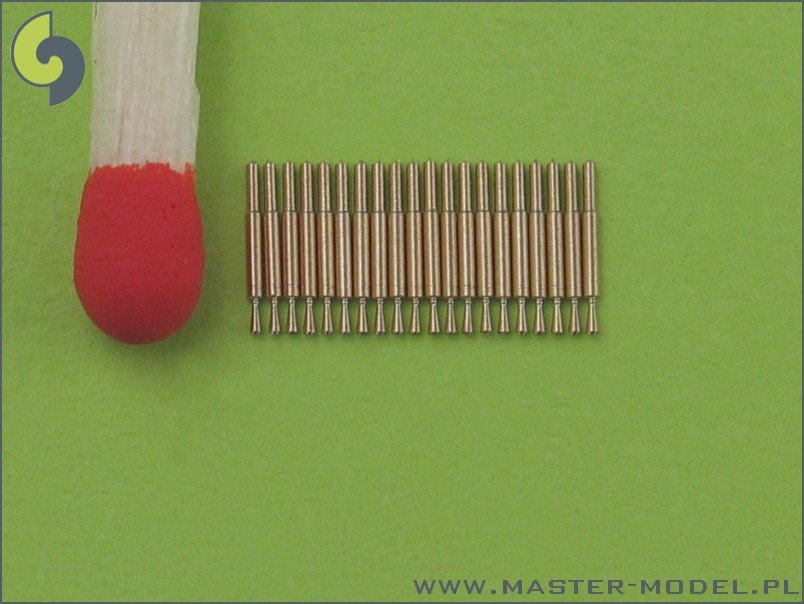 Master SM-350-038 Vickers 0.50in/62 (12.7 mm) Mark III machine gun barrels (20pcs) – obrázek 4