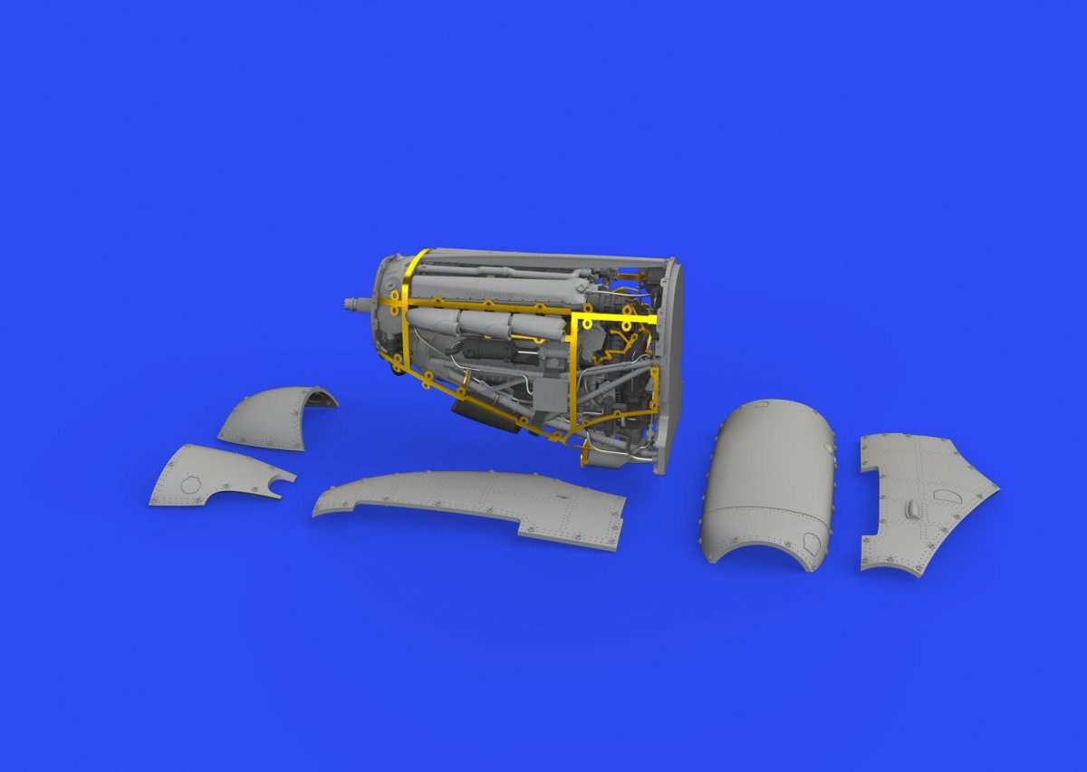 Eduard 648582 Spitfire Mk. I engine for Eduard 1/48 – zdjęcie 2