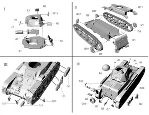 Premier à combattre PL087 - Char léger R-35 modèle tardif 1/72 – image 2