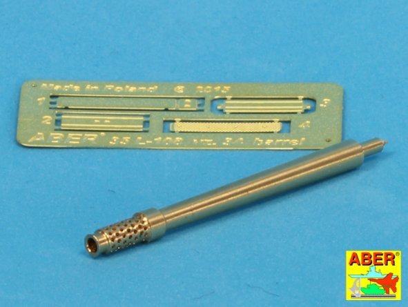 Aber 35L-108 3.7cm KwK.34(t) or vz. 34 barrel for Pz.35(t) tank (1/35)
