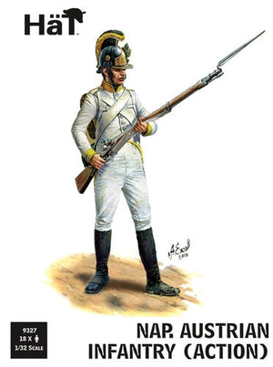 Hat 9327 Napoleonic Austrian Line Infantry - in Action (18 figures) 1/32