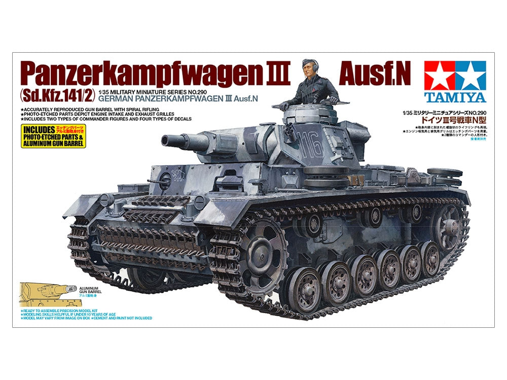 Tamiya 35290 Panzerkampfwagen III Ausf.N 1/35 – obrázek 2