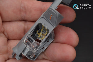 Quinta Studio QD48103 Bf 109G-6 3D-Printed &amp;amp; colored Interior on decal paper (for Tamiya kit) 1/48 – obrázek 7
