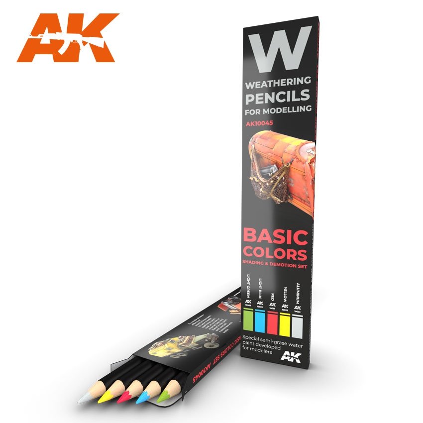 AK Interactive AK10045 BASIC COLORS: SHADING &amp; DEMOTION SET