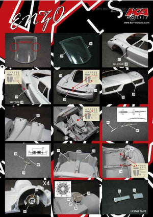 KA Models KE-24017 Ferrari Enzo Photo-Etched Upgrade 1/24 – image 2