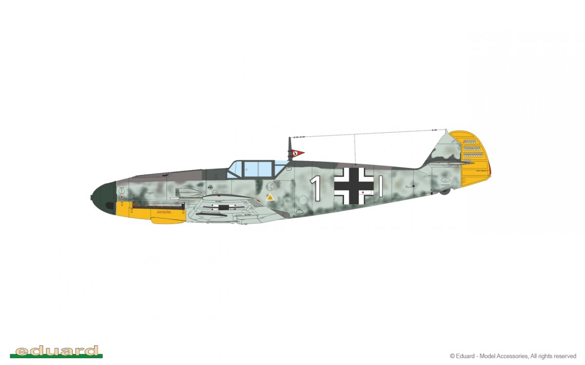 Eduard 70154 Bf 109F-2 ProfiPACK 1/72 – obrázek 4
