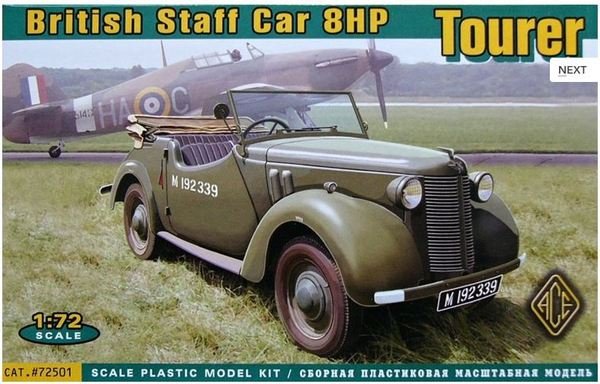 ACE 72501 Voiture d'état-major britannique 8HP Tourer (1/72)