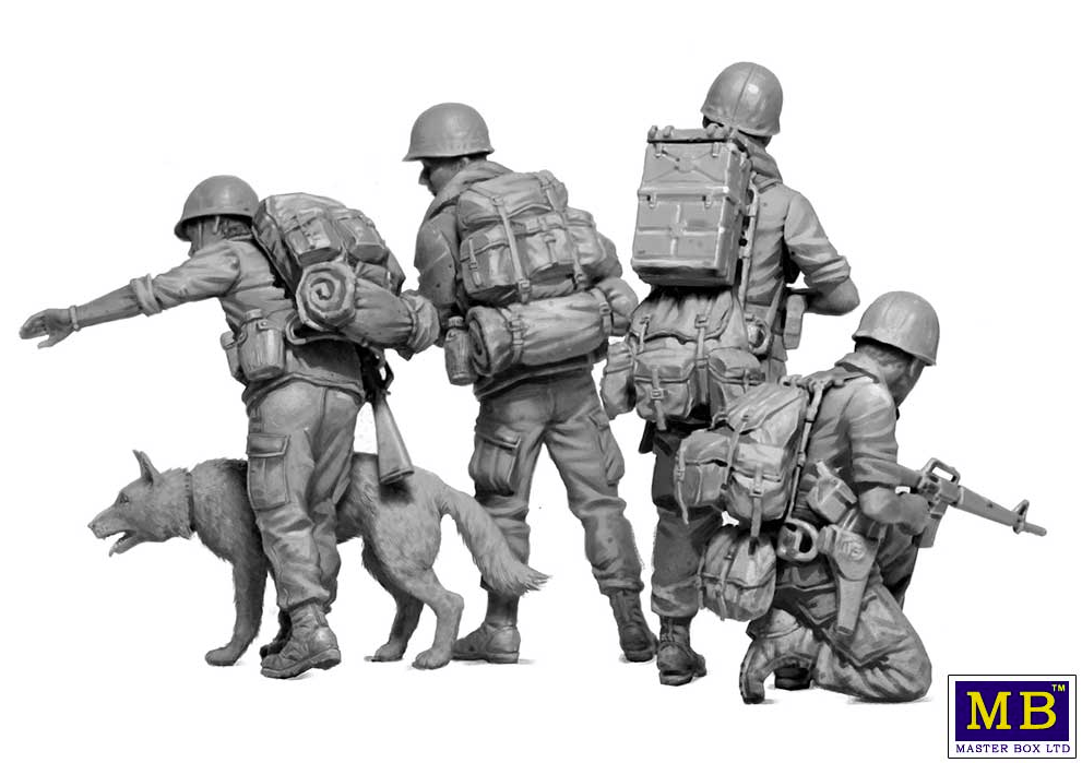 Master Box 35238 Dog Patrol Vietnam War Series 1/35 – image 3