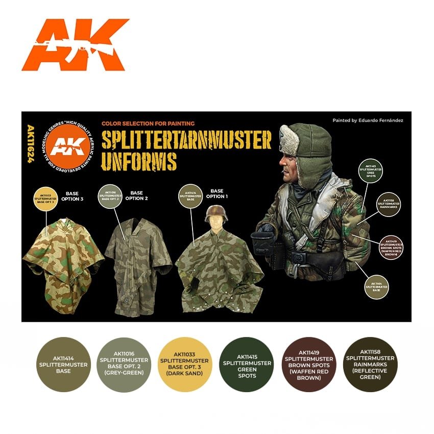 AK Interactive AK11624 SPLITTERTARNMUSTER UNIFORMES – image 2