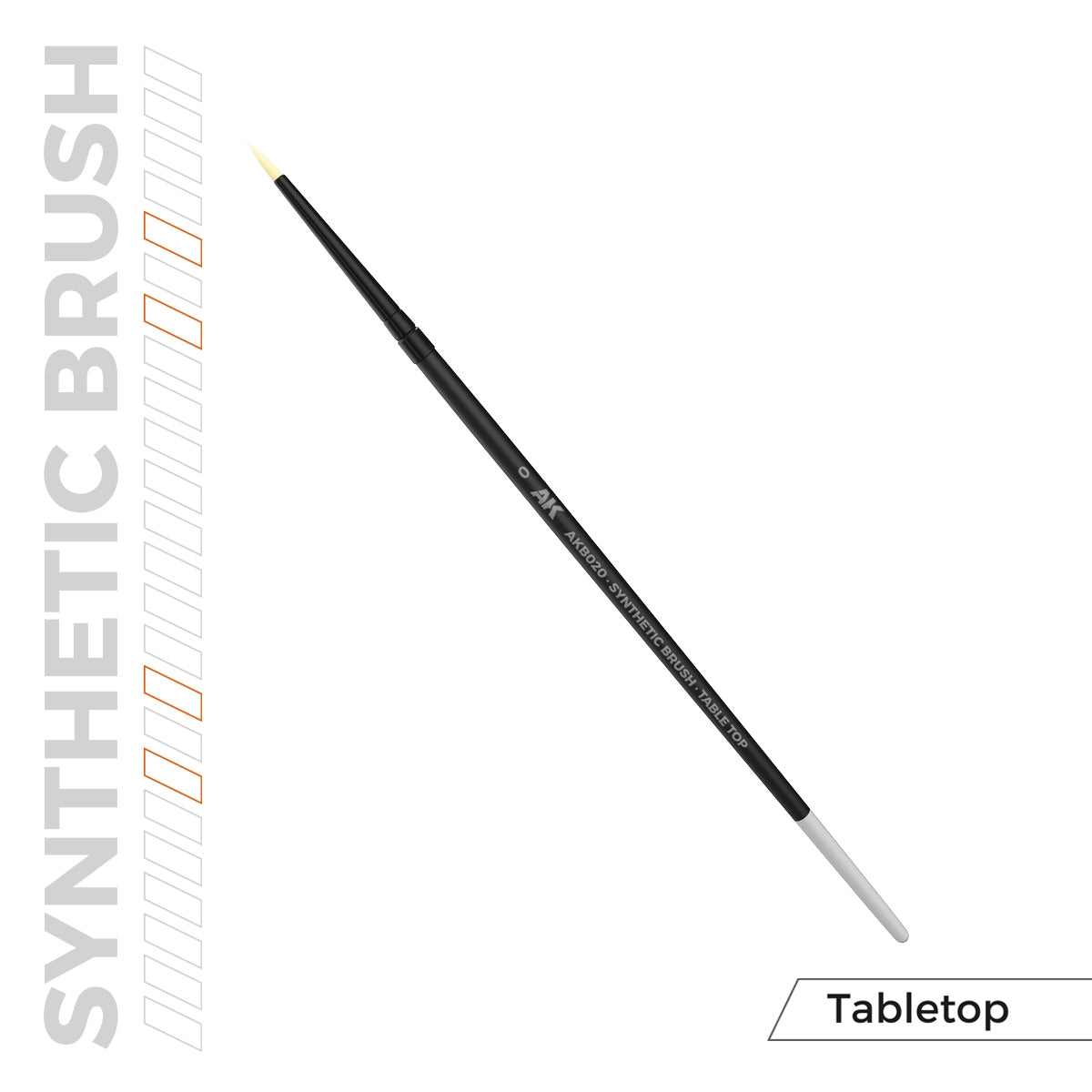 AK Interactive AKB020 AK SYNTHETIC TABLETOP BRUSH – 0 – image 3