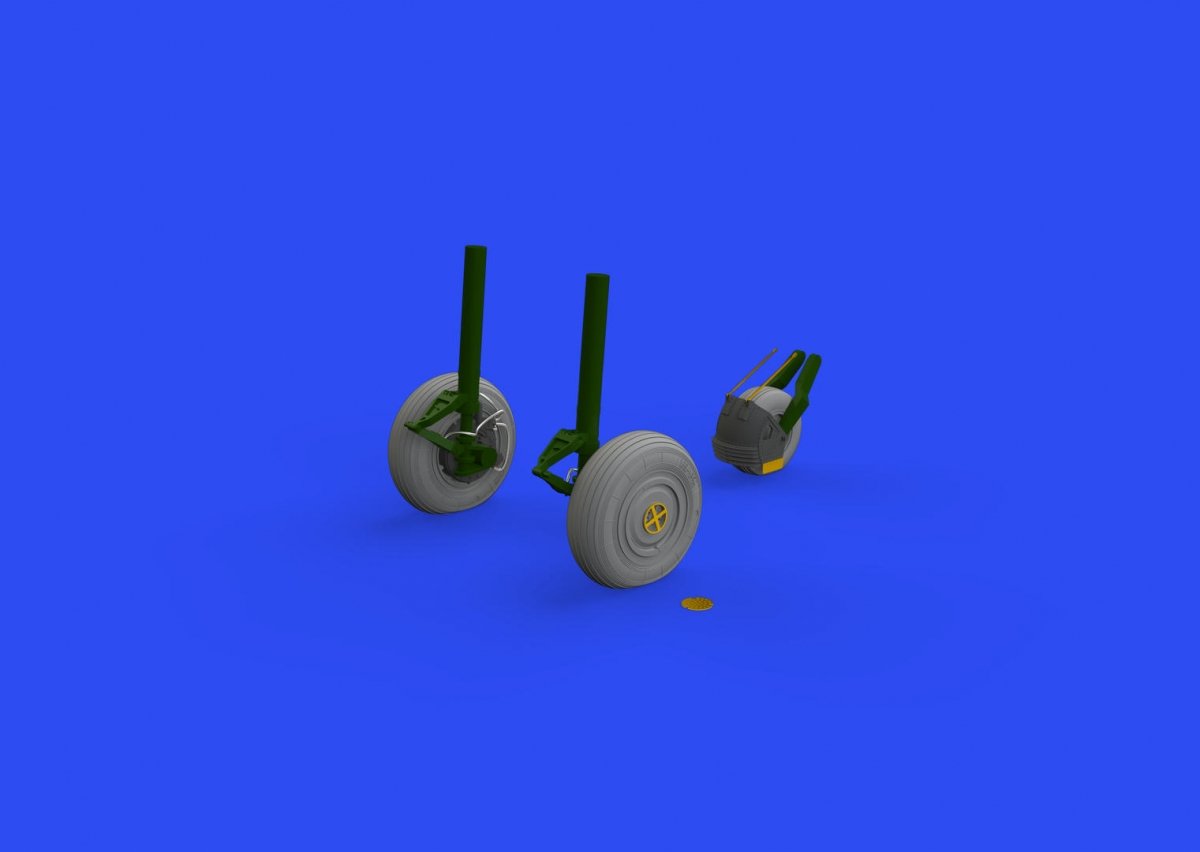 Eduard 648653 Su-27 wheels GREAT WALL HOBBY 1/48 – obrázek 2