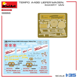 MiniArt 38066 TEMPO A400 LIEFERWAGEN. BAKERY VAN 1/35 – image 2