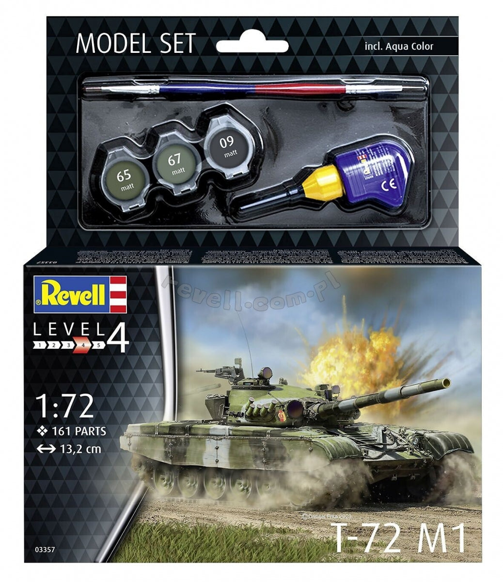 Revell 63357 T-72 M1 Model Set 1/72