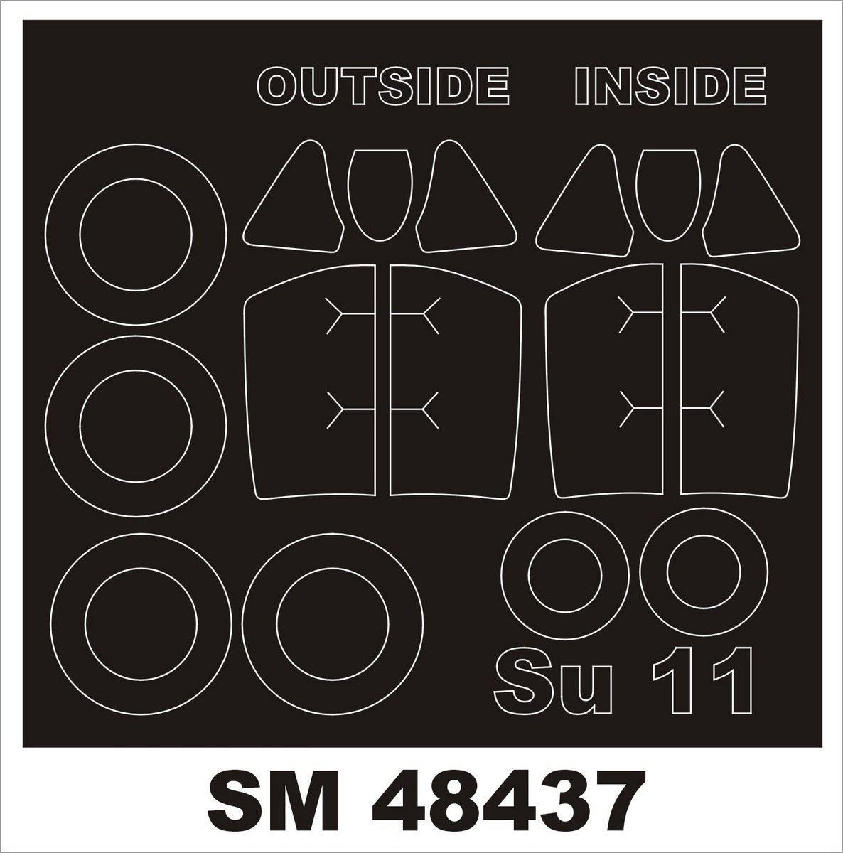 Montex SM48437 Su-11 TRUMPETER 1/48