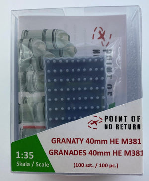 Point of no Return 3522012 Grenades 40mm HE M381 1/35 – image 2