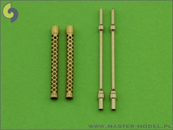 Master AM-48-053 Italian machine gun Breda SAFAT 7.7mm barrels (2pcs) (1/48)