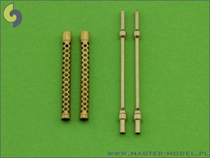 Master AM-48-053 Italian machine gun Breda SAFAT 7.7mm barrels (2pcs) (1/48)