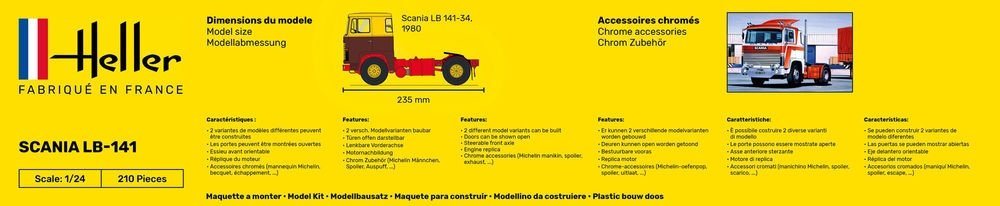 Heller 56773 Starter Kit - Truck LB-141 1/24 – image 3
