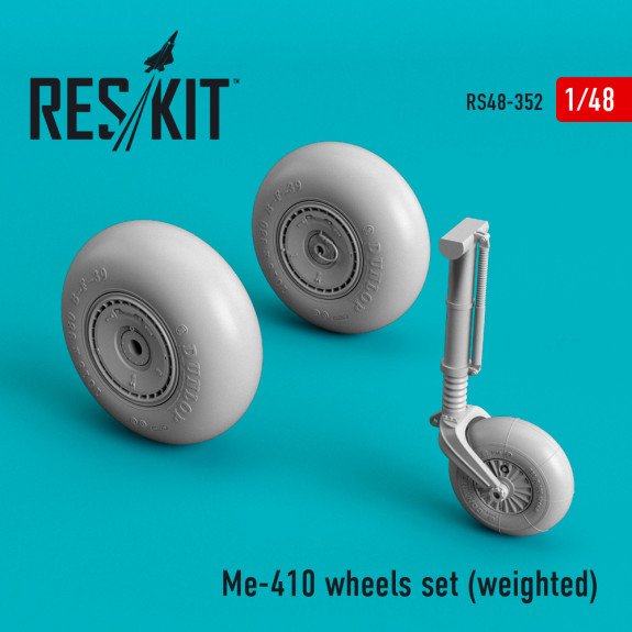 RESKIT RS48-0352 ME-410 JEU DE ROUES (LESTÉ) 1/48