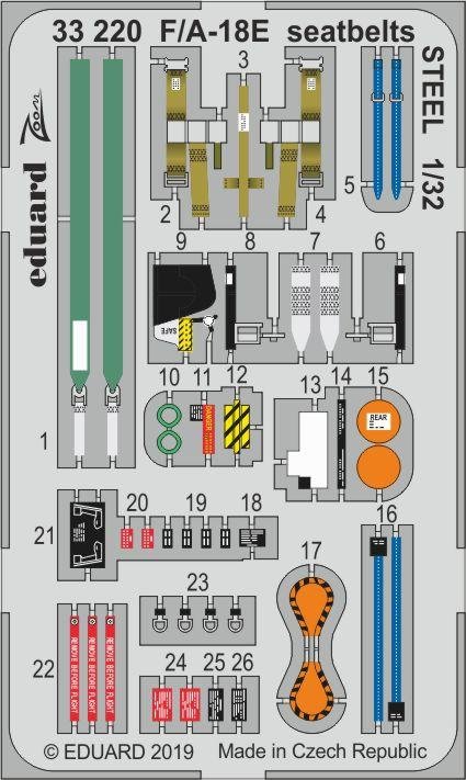 Eduard BIG33101 F/ A-18E REVELL 1/32 – obrázek 3