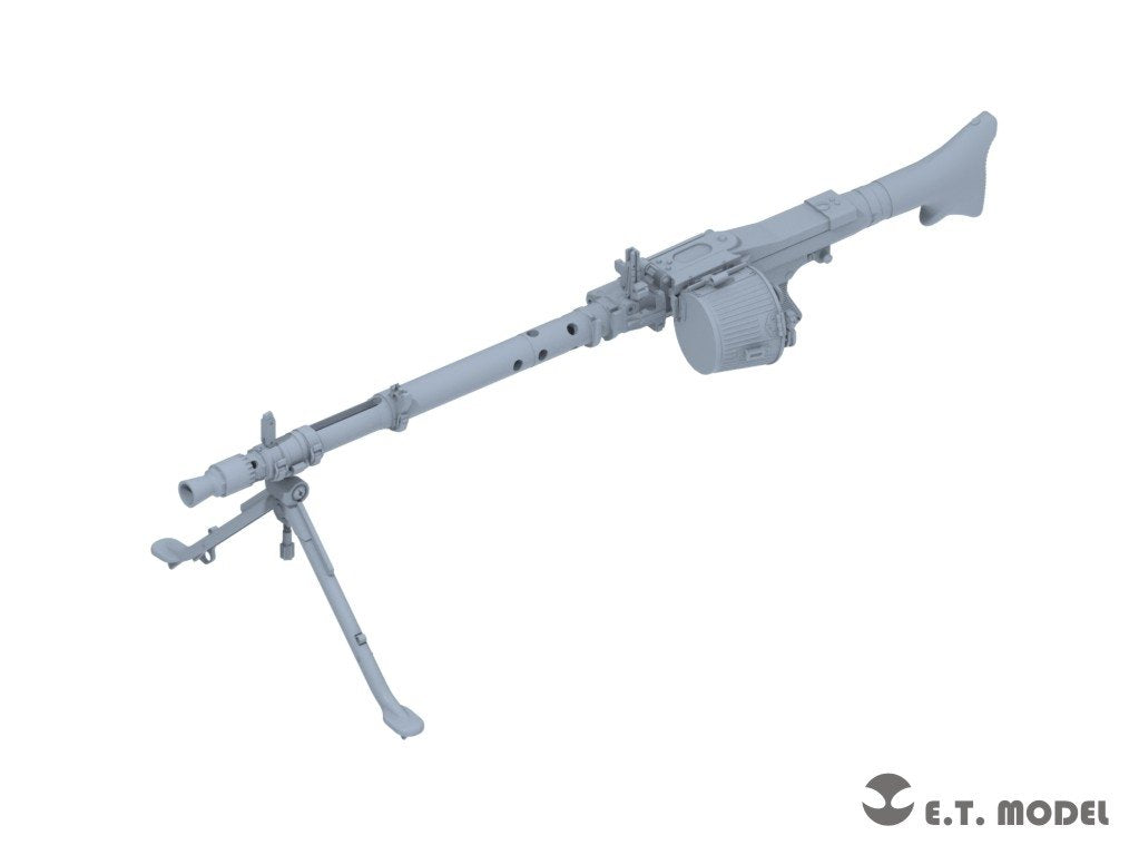 ET Model P35-215 WWII German Mg34t Machinegun &amp;amp; Ammo Box 1/35 – obrázek 3
